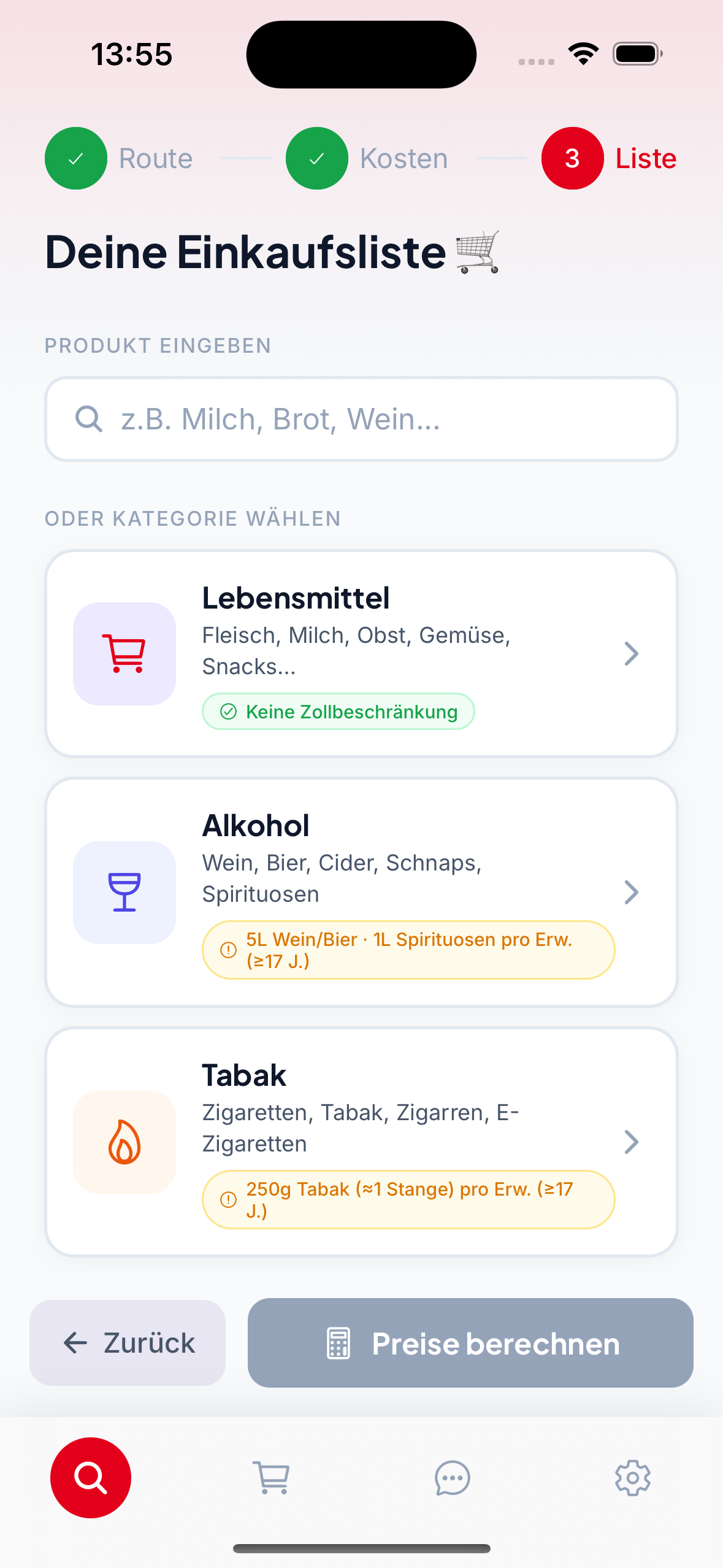 Einkaufsliste